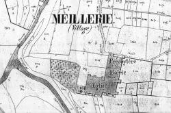 meillerie-ancien-cadastre-mairie-eglise 1860 env.